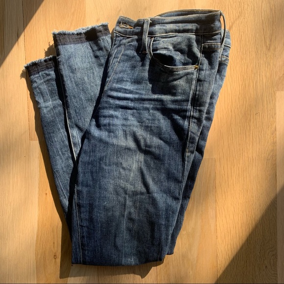 Frame Le High Skinny Jean in Langston Wash - Picture 4 of 7